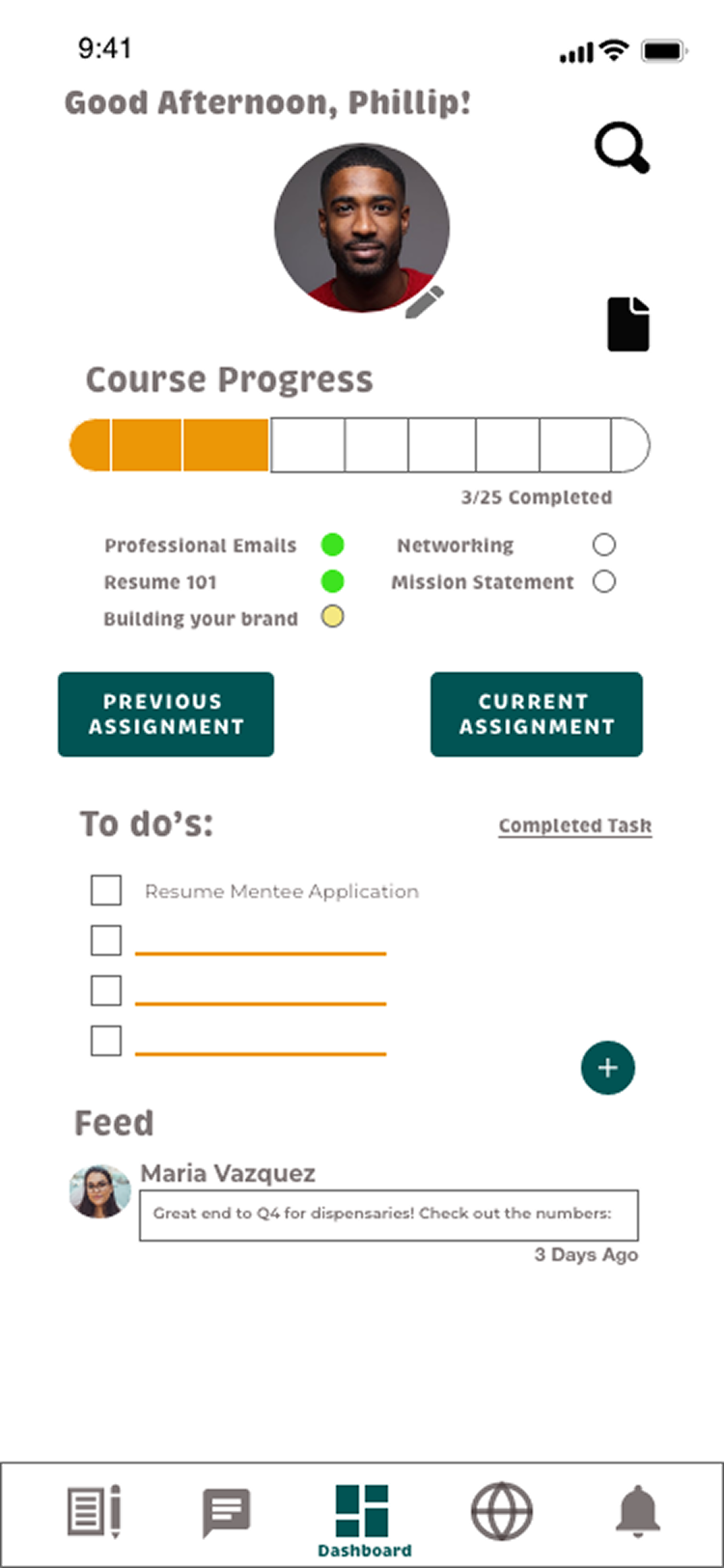 CannaMates mobile app interface — screen 2